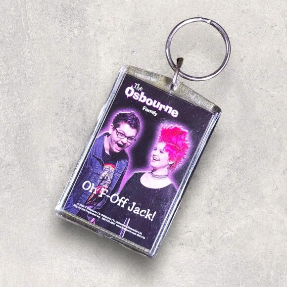 Ozzy Osbourne Family 2002 MTV Keychain Reality TV Promo Collectible Hot Topic - Picture 3 of 5